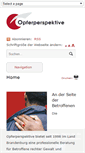 Mobile Screenshot of opferperspektive.de